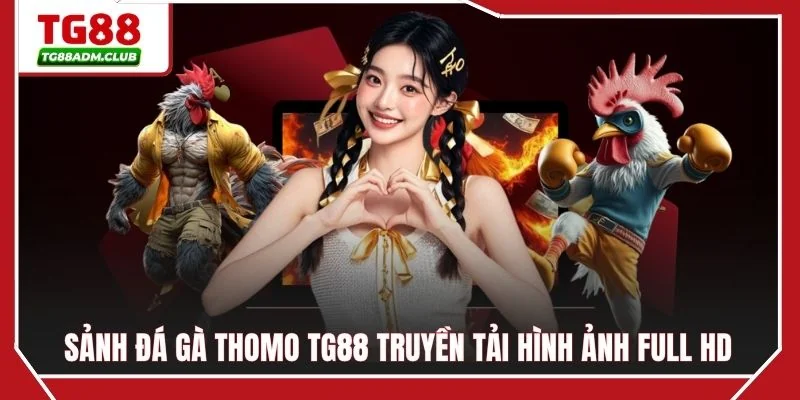 Sảnh đá gà Thomo TG88 truyền tải hình ảnh Full HD